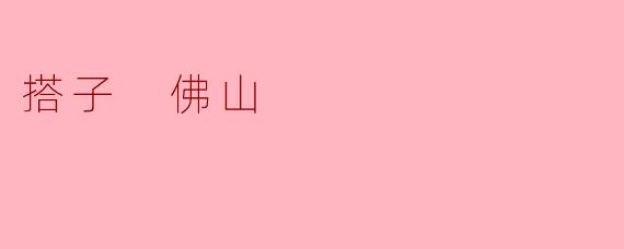 搭子 佛山